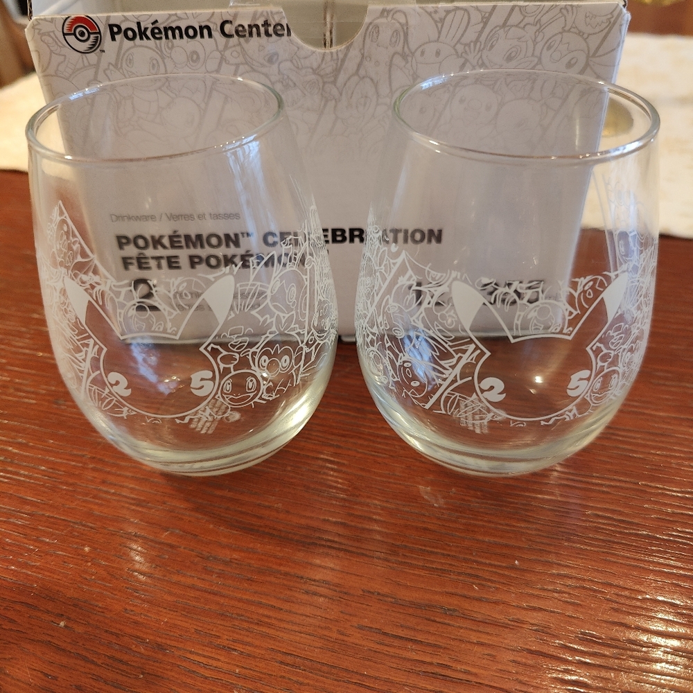 Pokémon Celebration Glass Set